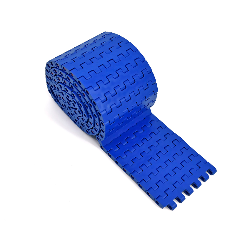 New Customized Length Flat Top Modular Plastic Conveyor Belts with Adjustable Speed for Manufacturing Plant Applications