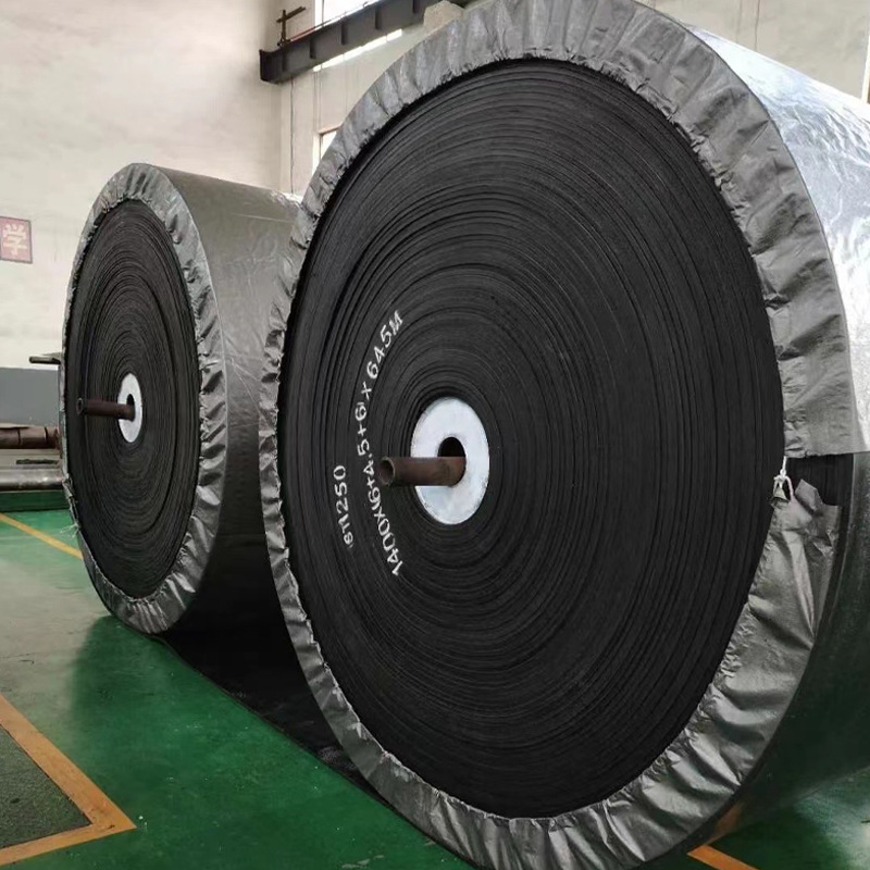 New Heavy-Load Steel Cord Conveyor Belt with Adjustable Speed for Iron Ore Mining and Manufacturing Plant Applications