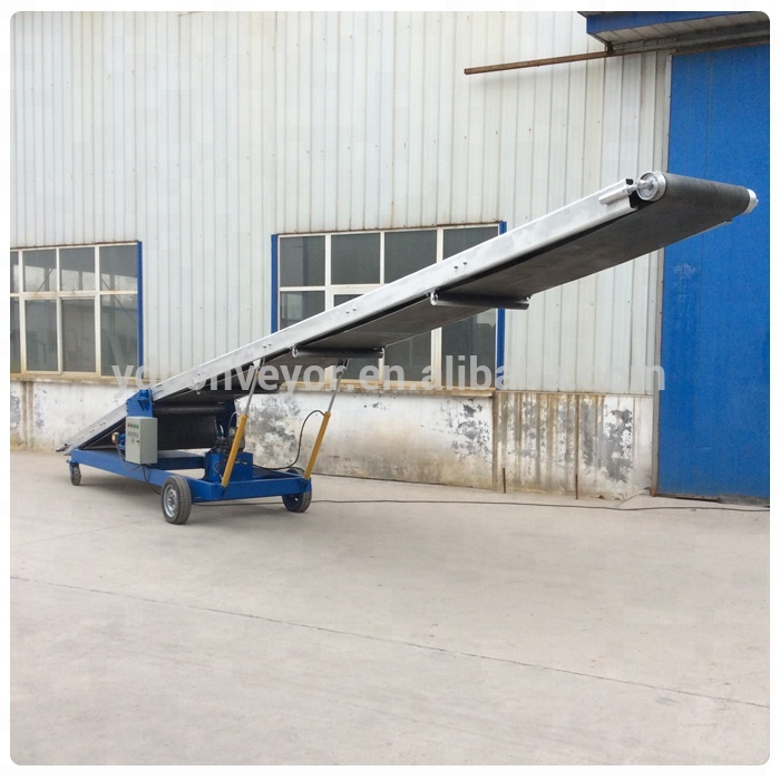 Mobile Sawdust Belt Conveyor With Hopper Price