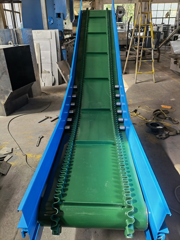 Good Quality Rubber PVC Belt Conveyors Modular Rubber PVC Belt Loader Machine Industrial Inclined Bucket Belt Feeder Machine