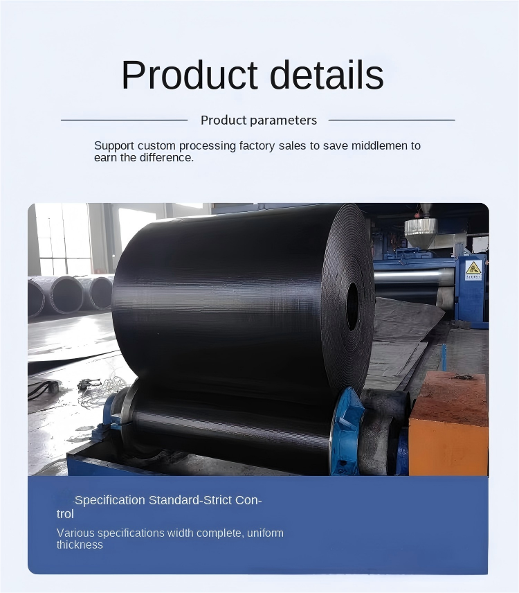 Four-layer Wear-resistant and Cold-resistant Nylon Polyester Rubber Conveyor Belt for Industrial Wharf, with Price Available