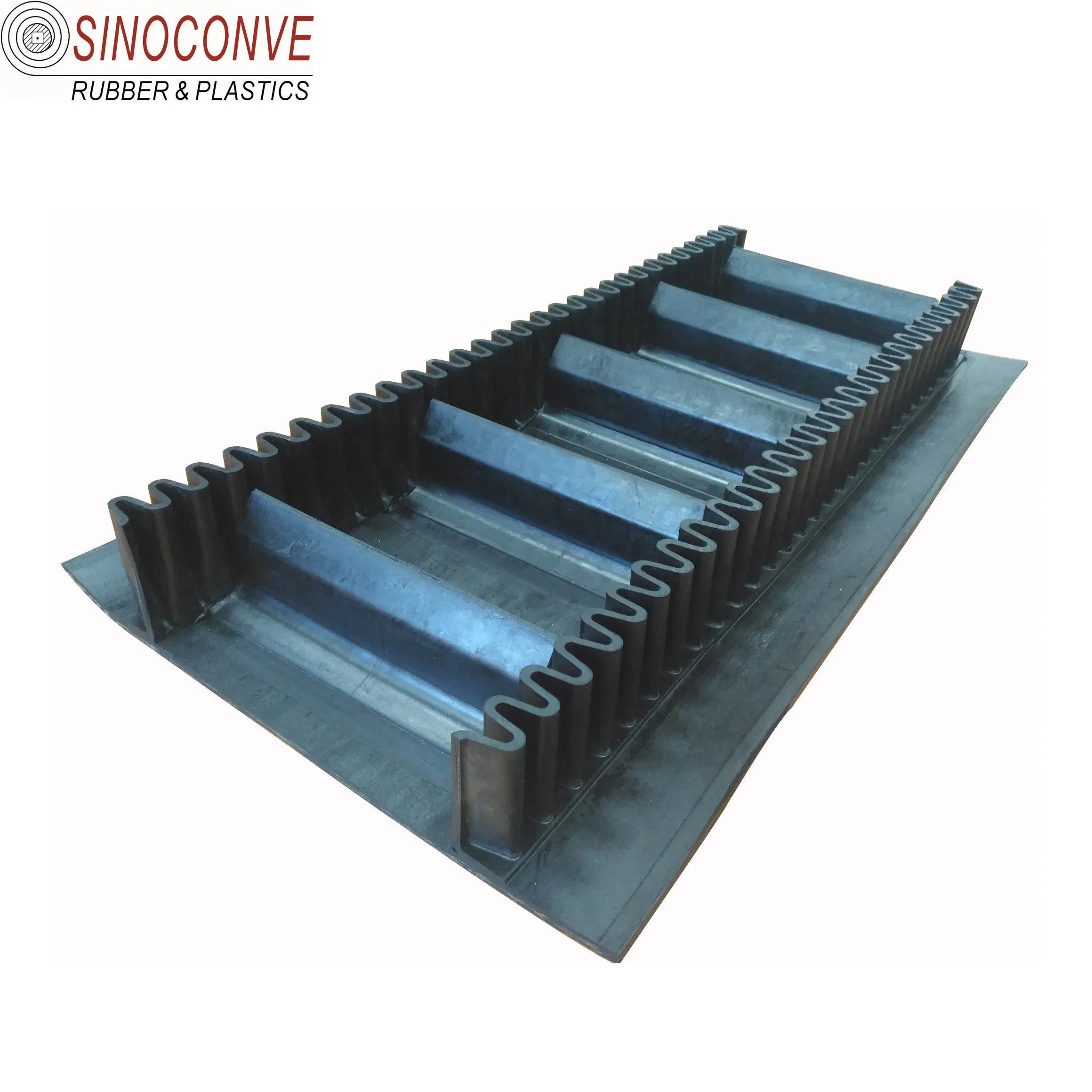 Hot Sale Cleted Large DIP Angle Endless T Ts Tc Tcs Type Waveform Skirt Sidewall Conveyor Belt for Industrial &amp; Farm Wholesale Coal Mines for Efficient Material