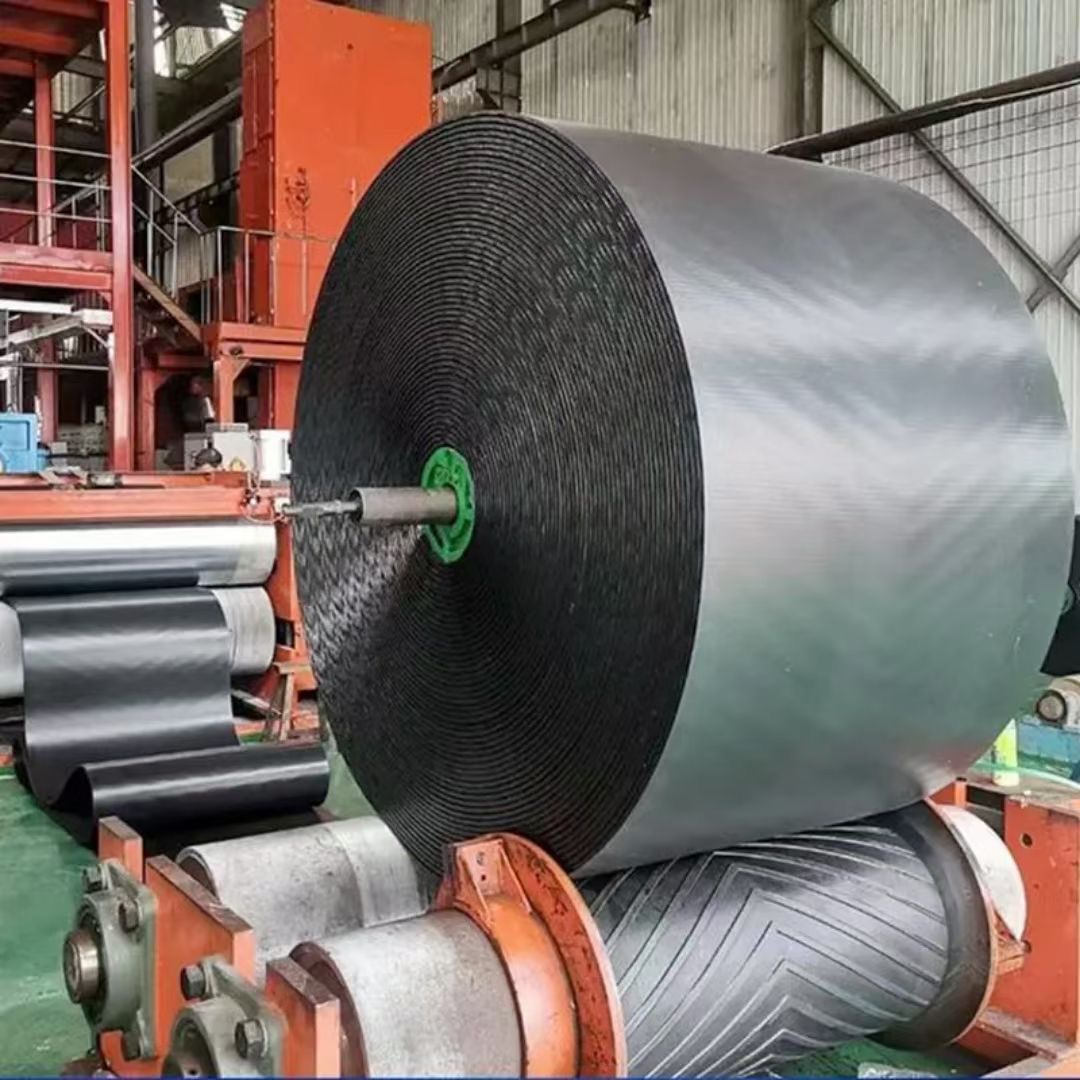 New Heavy-Load Steel Cord Conveyor Belt with Adjustable Speed for Iron Ore Mining and Manufacturing Plant Applications