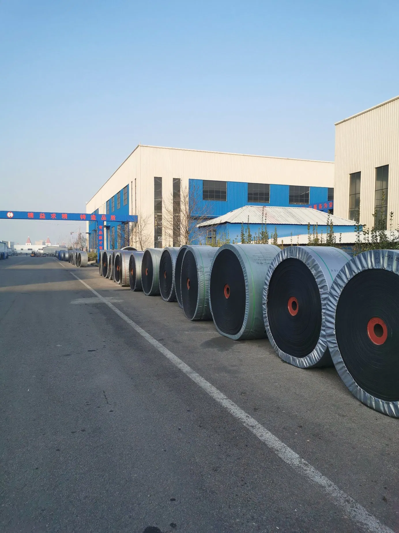 Ep Polyester Steel Cord Heat Fire Flame Cold Oil Acid Alkali Impact Wear Resistant Rip-Stop Chevron Straight Warp Sidewall Pipe Rubber Conveyor Belt