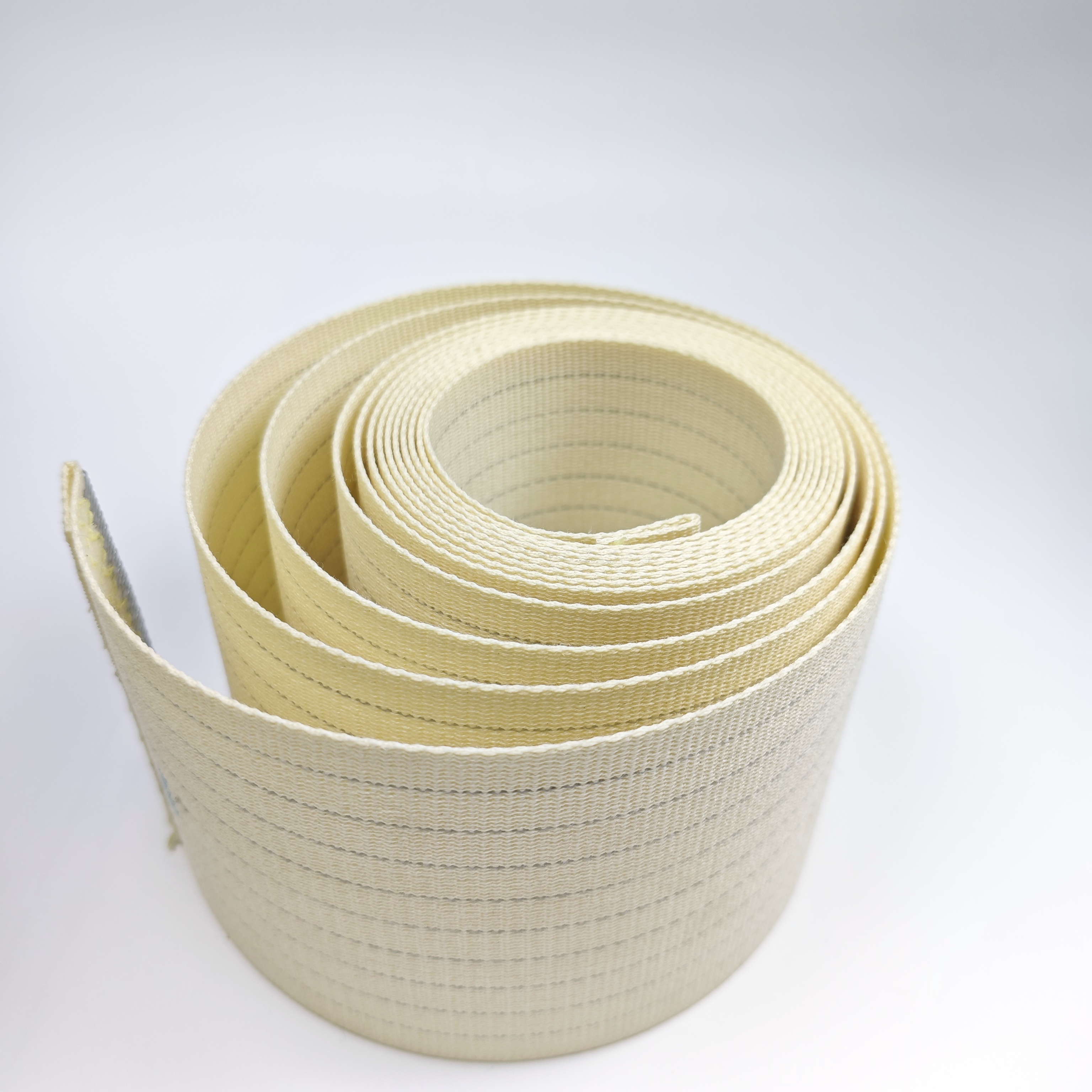 Para Aramid Kevlar Webbing High-Speed Ironing Flame Retardant Belt for Machine Conveyor Belts