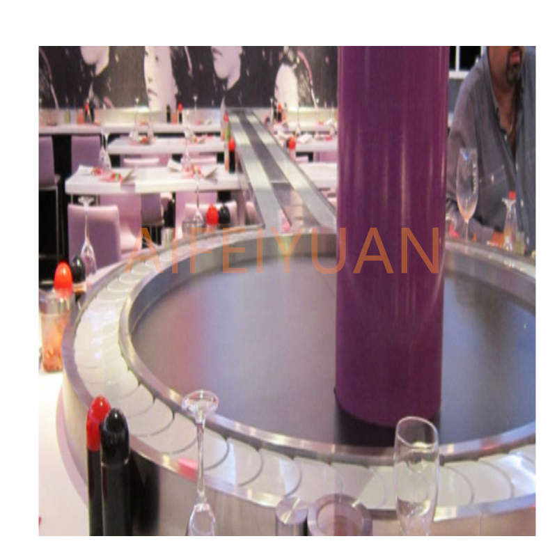 Rotary Buffet Transmission Belt Sushi Conveyor Belt System for Restaurant