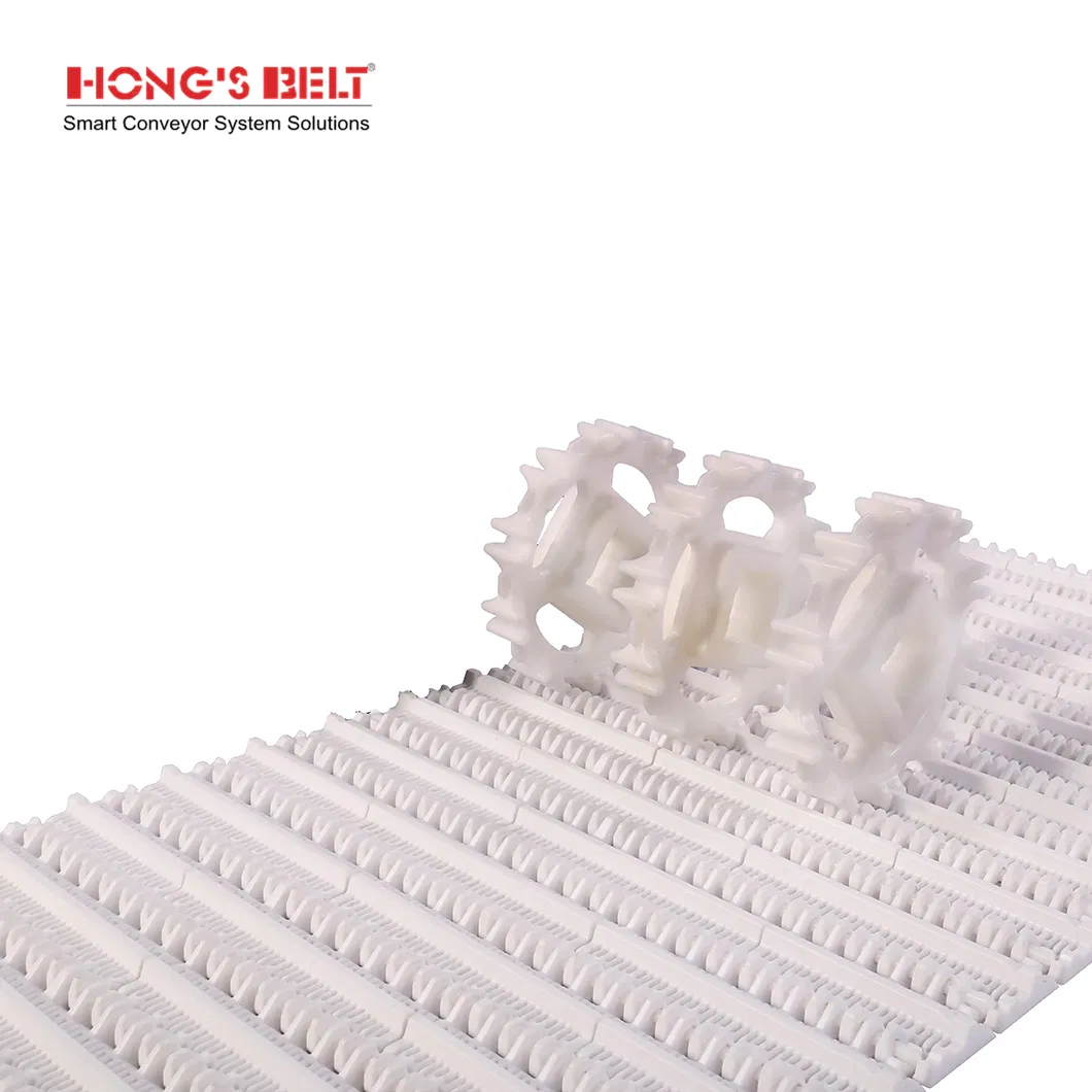 Hongsbelt Conveyor Components Modular Conveyor Belts Plastic for Intralox Series 800 Perforated Flat Top