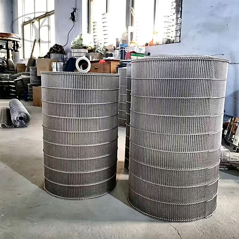 Yuchen High Temperature Resistant stainless steel conveyor belt mesh Factory Direct Sales food 304 wire mesh conveyor belt