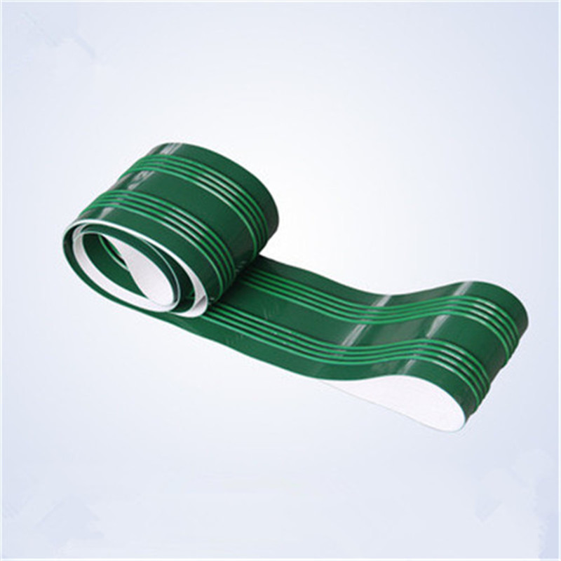 Patterned Custom Sidewall CleatHigh Temperature Resistant PVC PU Conveyor Belt With Conductive Wire
