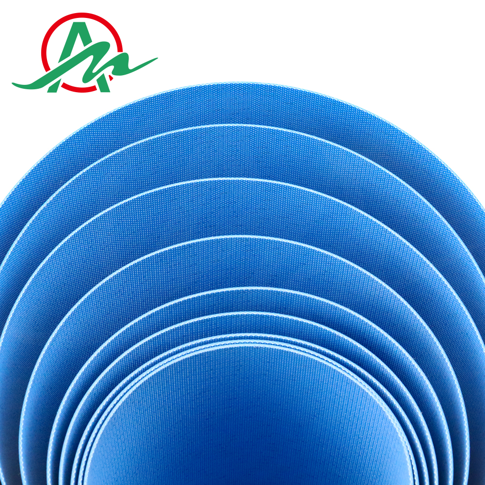 High Quality Blue Pu Conveyor Belt Food Industry Heat Resistant Conveyor Belt