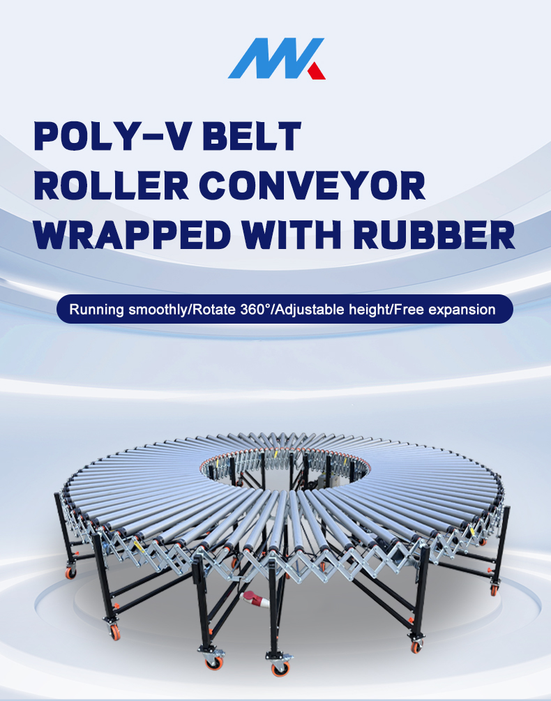Motorised Stainless Steel Gravity Roller Conveyor Adjustable Speed New Home Use Restaurant Moveable Airport Baggage System