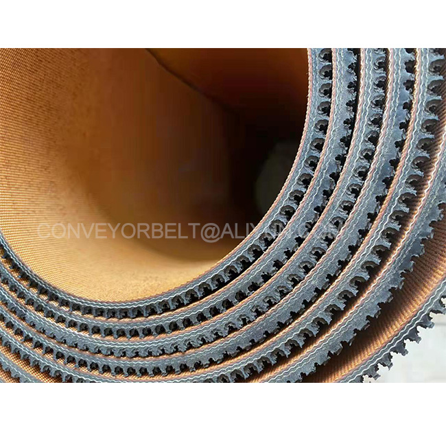 Agriculture Industry Rubber High Grip 100N/mm Rough Top Conveyor Belt
