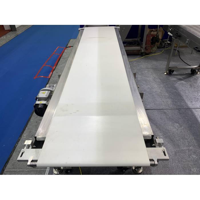 Food Grade PVC Rubber Belt Conveyor Systems Stainless Steel Conveyor Belt