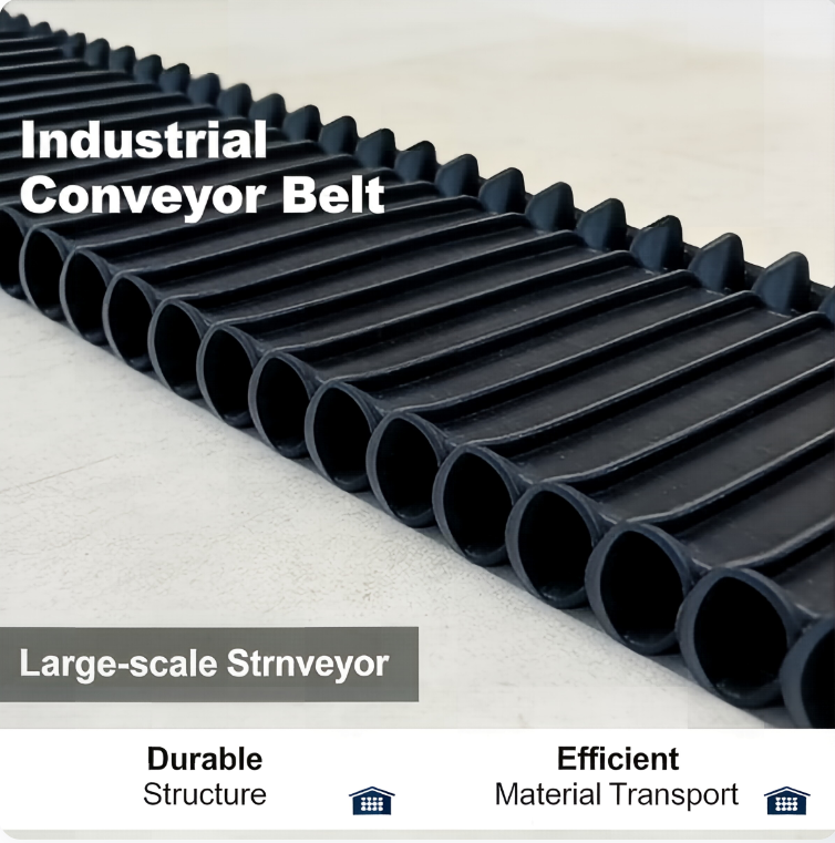 with Different Patterns for Bulk Material Handling Oil Resistant Tear Resistant Industrial Rubber Conveyor Belt
