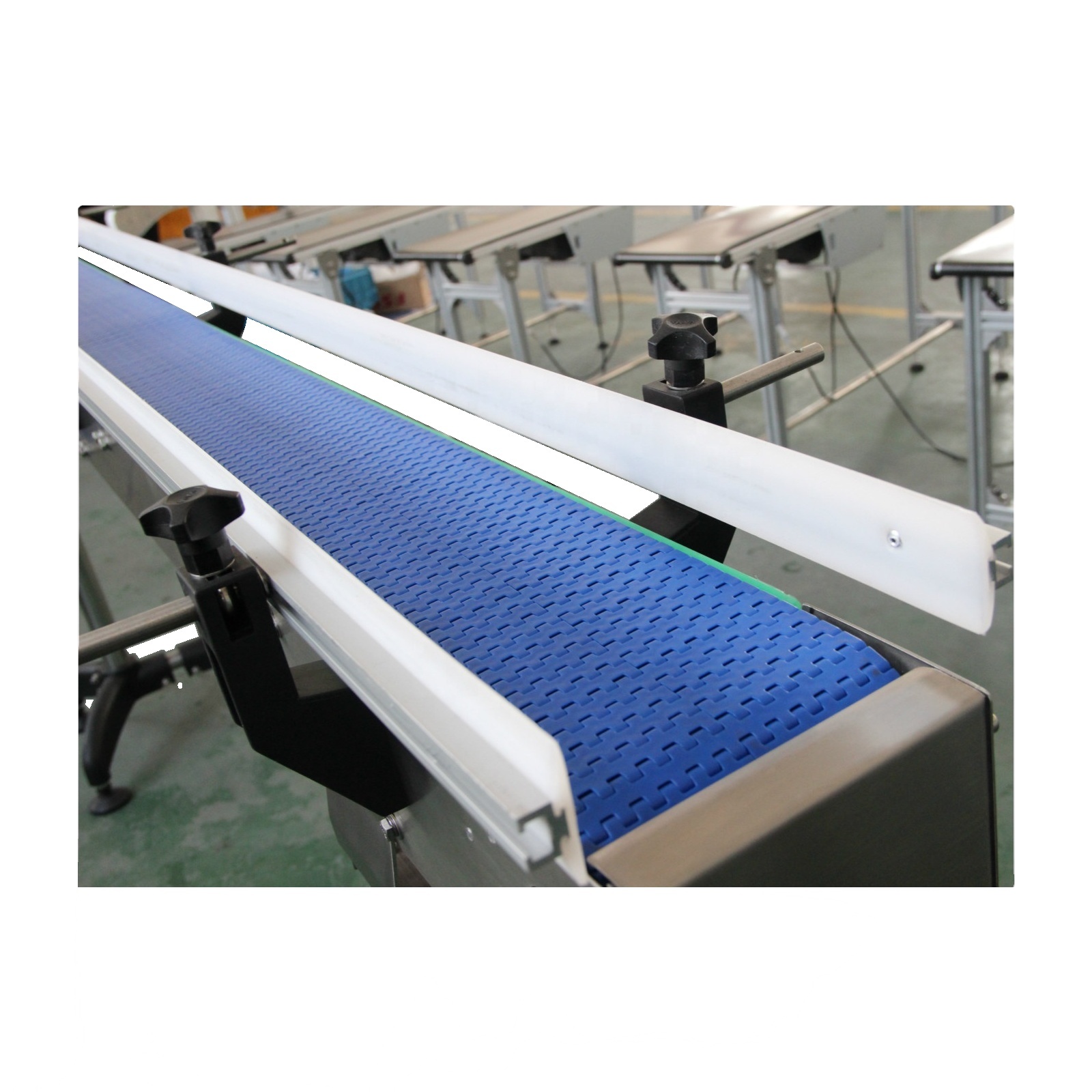 AS-FLEX AF10052 High Quality Oil Resistant Conveying Fruit Vegetable Meat Industry Plastic Modular Rubber Conveyor Belt 1 Year