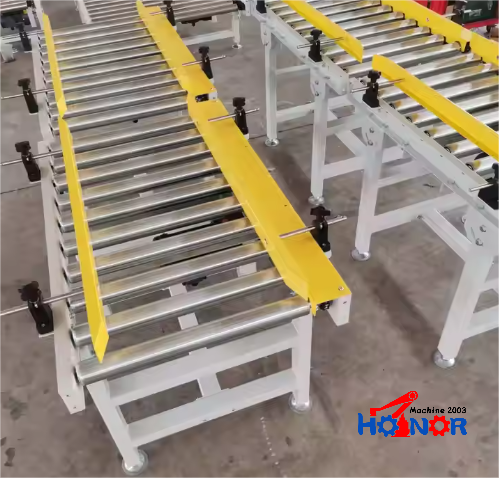 Factory Custom Automatic Pneumatic Food Tobacco Pallet Roller Chain Belt Conveyor Transport Turntable Transfer Lifting