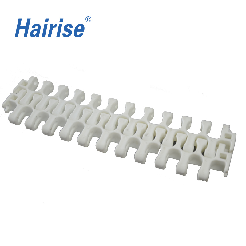 ISO Supplier of White Modular Conveyor Belt Curved Plastic Chain
