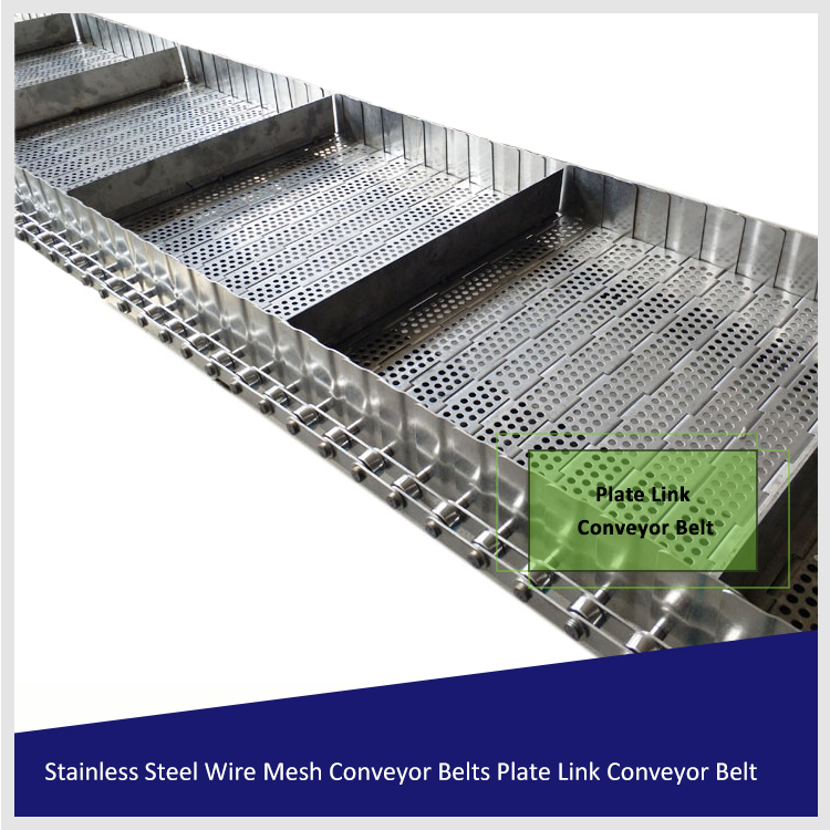Metal Plate Link Conveyor Belt