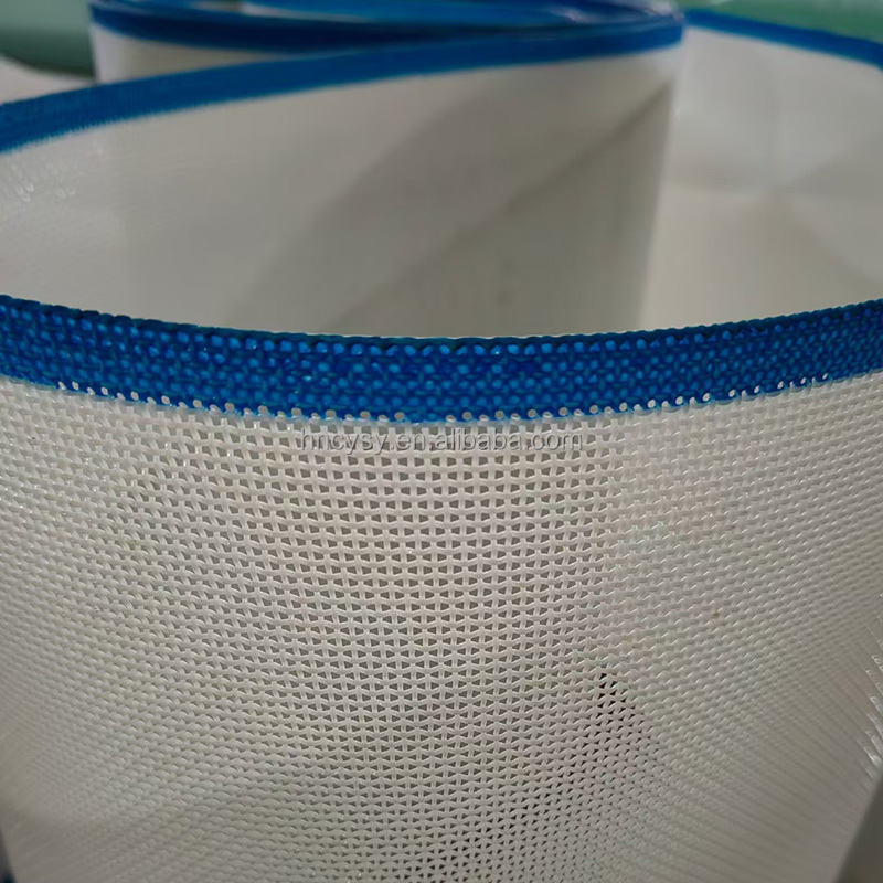 2x2mm Polyester Mesh Filter Cloth Conveyor Belt for Food Drying High Temperature Resistant Wire Mesh