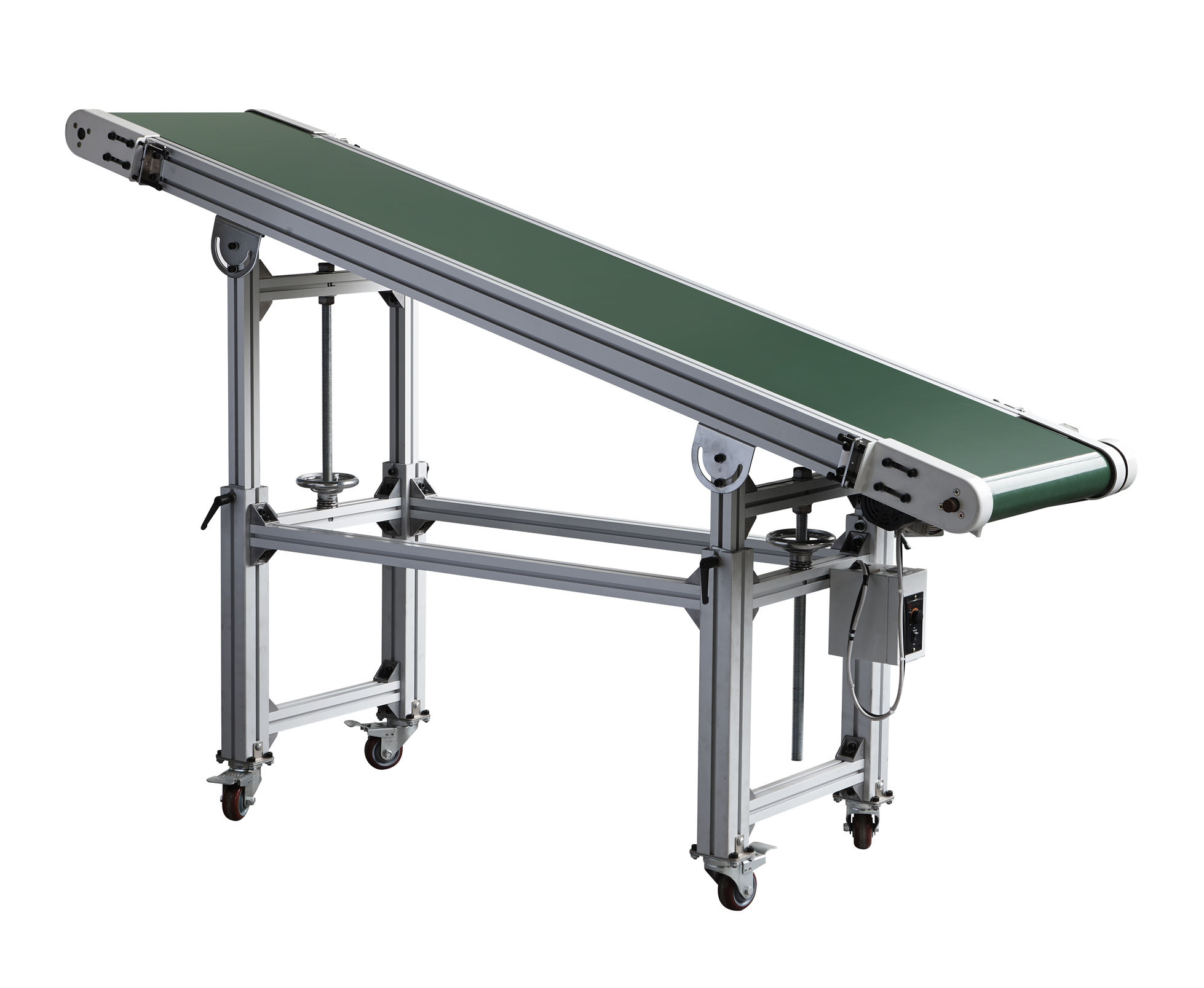 Aluminum Frame Anti-static PVC Conveyor Belt Customize Horizontal Belt Conveyor Logistics Sorting Line Automated Production Line