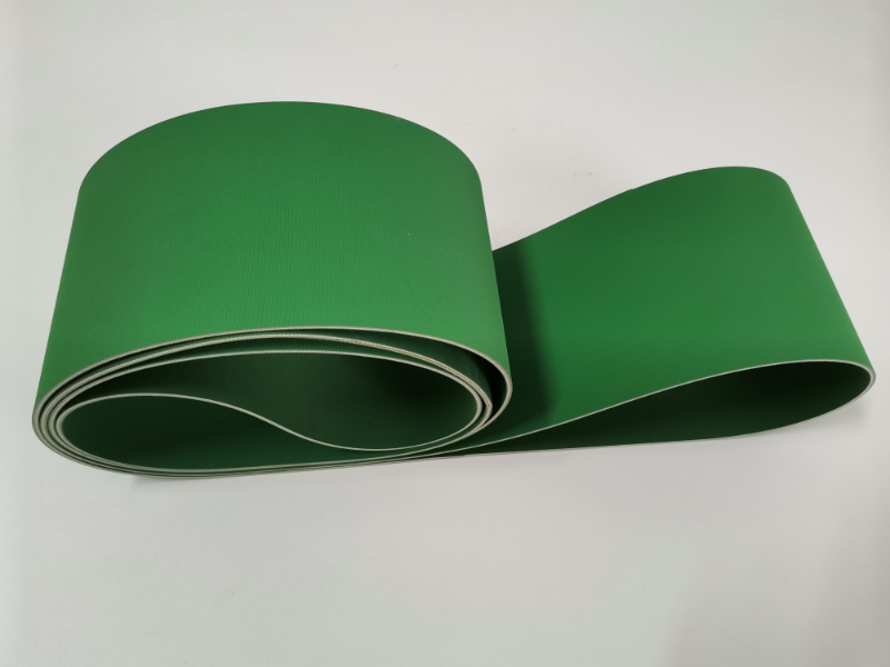 Green Nitrile Heat Resistant Conveyor Belt For Food &amp; Beverage Industry And Transmission Machinery &amp; Transport Equipment