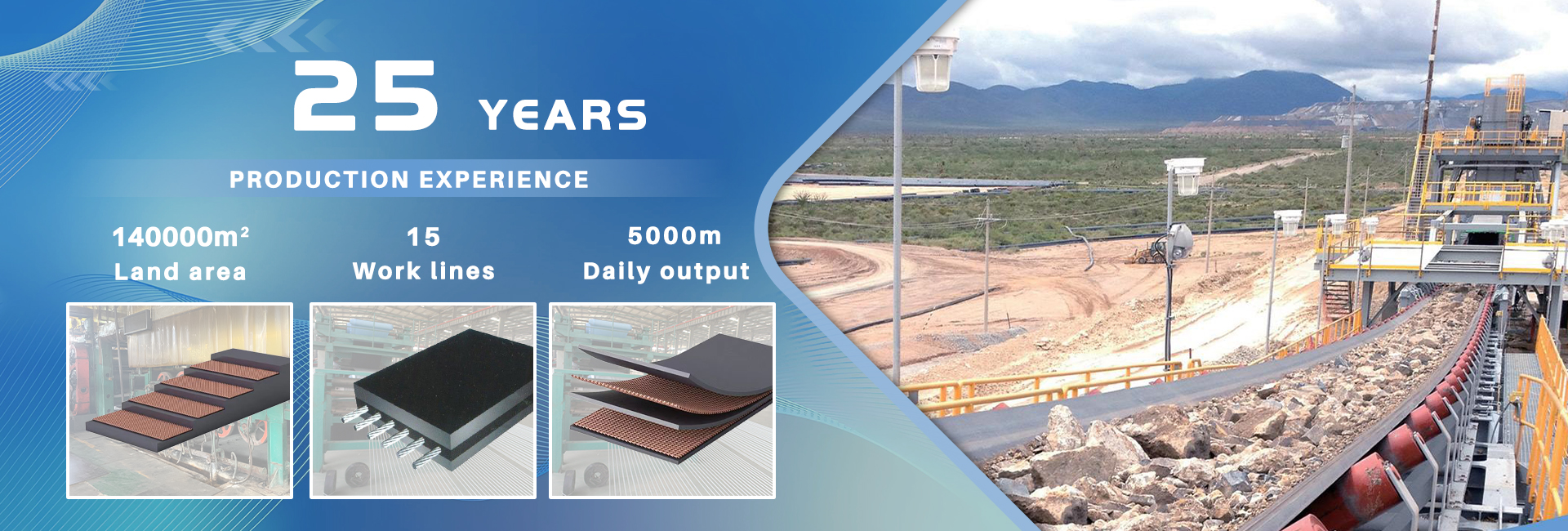 Conveyor Belt Header Banner