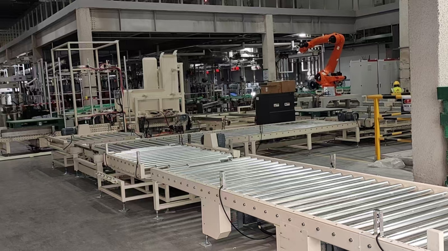 Large scale conveyor layout