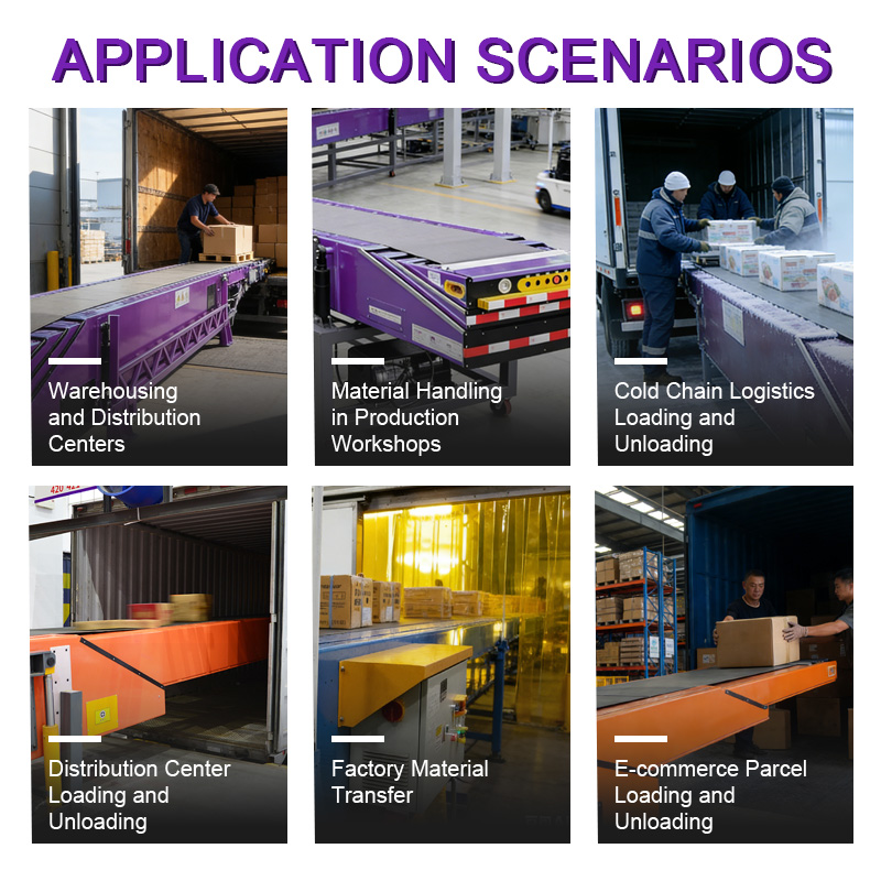 Mobile Adjustable Industrial Conveyor System for Bulk Material Handling Telescopic Belt Conveyor