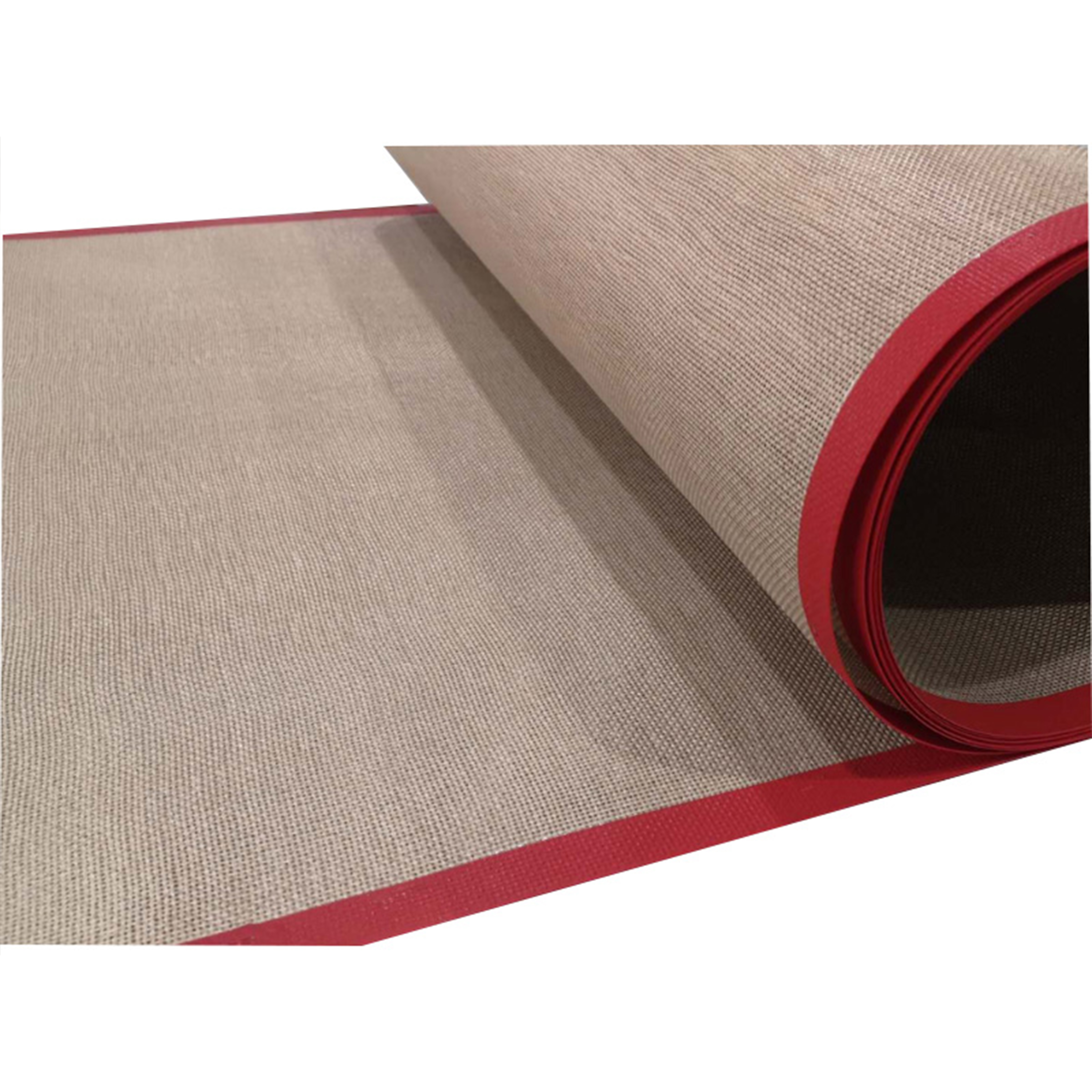 Double Weft High Temperature Resistant Ptfe 4X4Mm Mesh Conveyor Belt for Industrial Drying Equipment