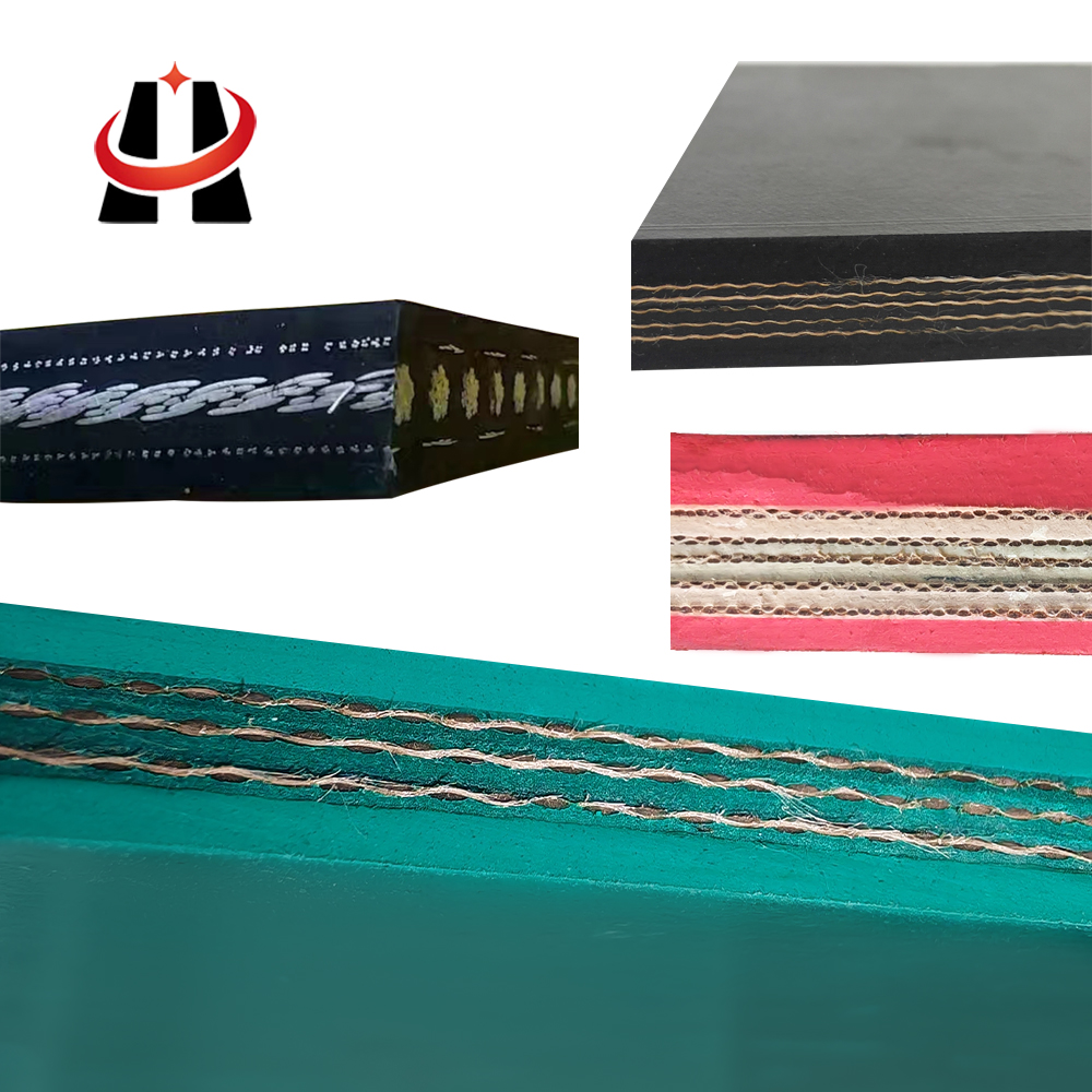 Port Shipping Heavy Duty Belt for Bulk Materials Conveyor Belt Machine Firewood Conveyor Rubber Belts
