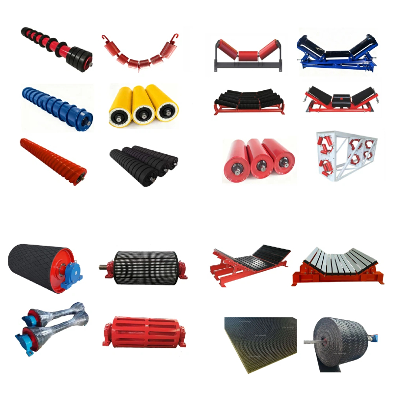 Competitive Price Factory Direct Durable Steel Double Sealed Bearing Oil/Fire/Heat Resistant Roller Belt Conveyor