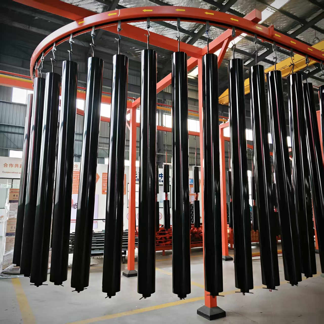 XAN Competitive Price Factory Direct Durable Steel Double Sealed Bearing Oil/Fire/Heat Resistant Roller Belt Conveyor