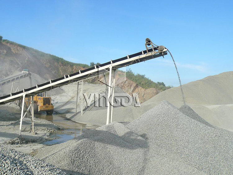 Belt conveyor features layout 1