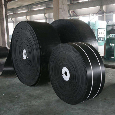 Industrial Oil Resistant Rubber Conveyor Belt with Adjustable Speed Multi-Layer Options Custom Dimensions