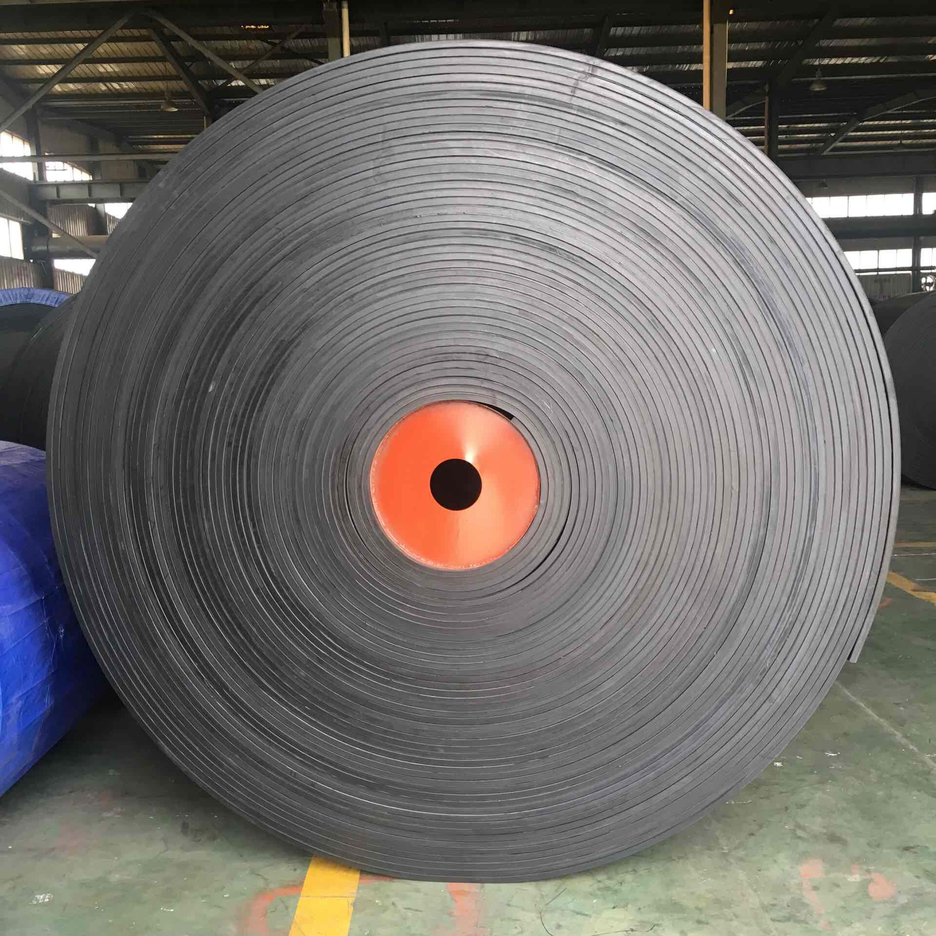 Customizable Industrial Strong Tensile Force PVC Solid Woven Core Flame-retardant Conveyor Belt with Factory Price