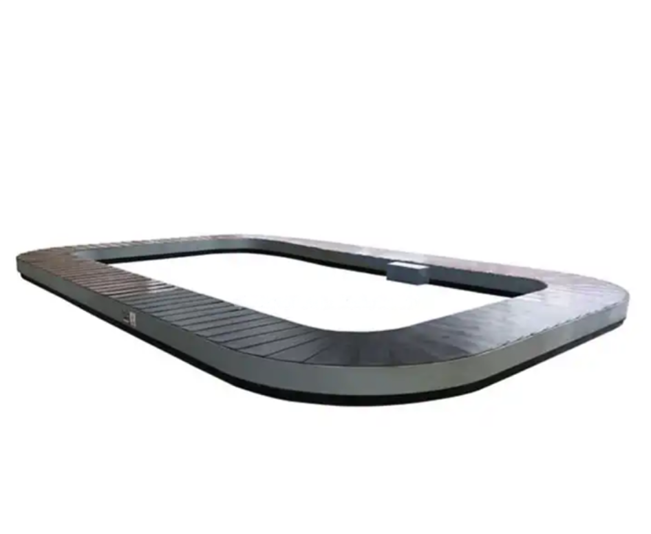 YDT Automatic Airport Turntable Baggage Carousel Conveyor Carbon Steel Belt 2-Layer Design Adjustable Speed for Airport Baggage