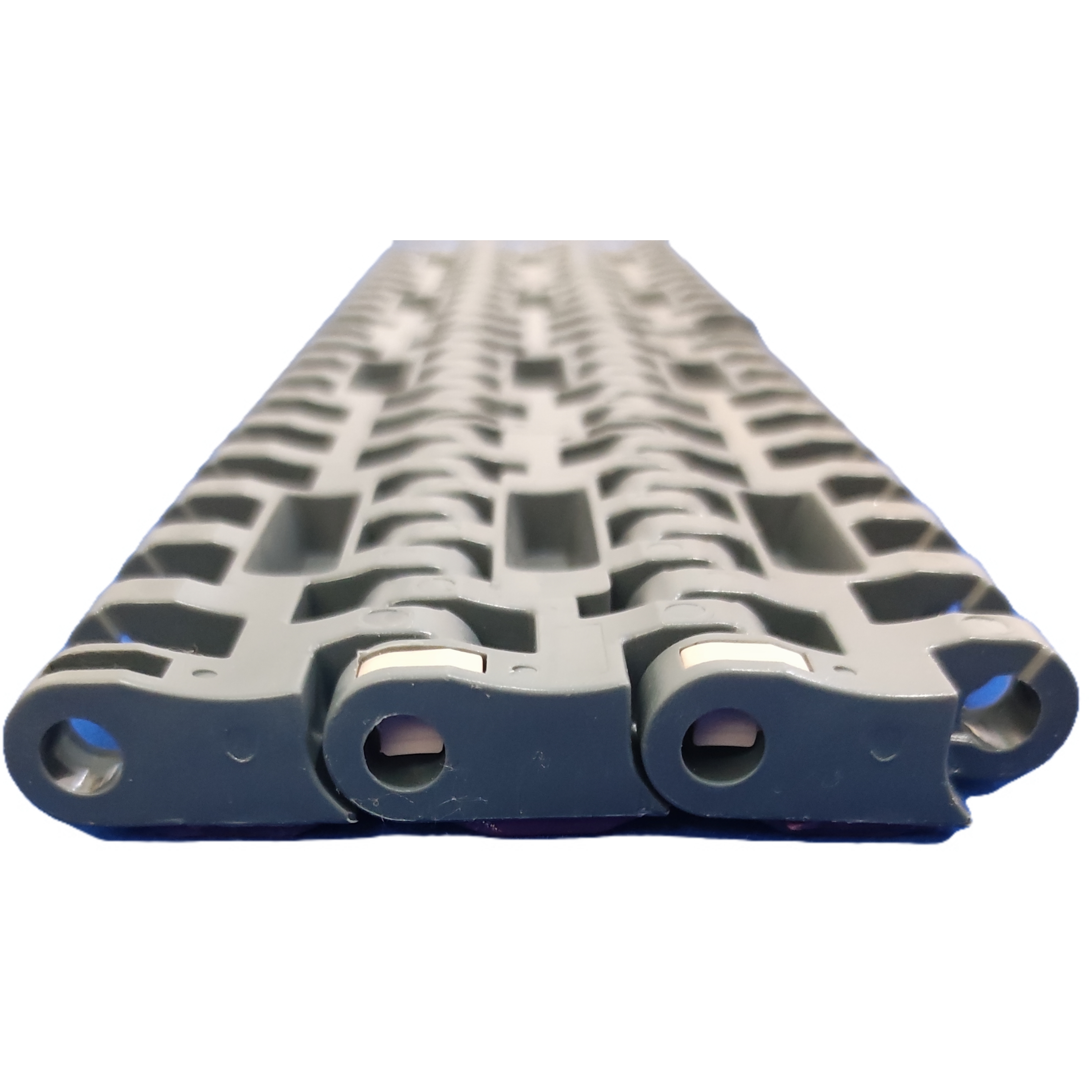 AS-FLEX AF10052 High Quality Oil Resistant Conveying Fruit Vegetable Meat Industry Plastic Modular Rubber Conveyor Belt 1 Year