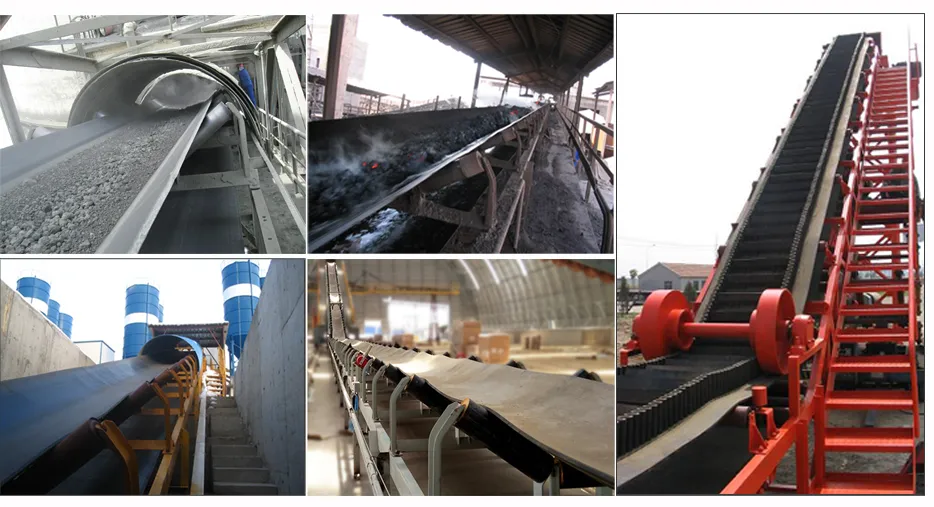 90 Degree Ep/Nn Sidewall Conveyor Belt Application
