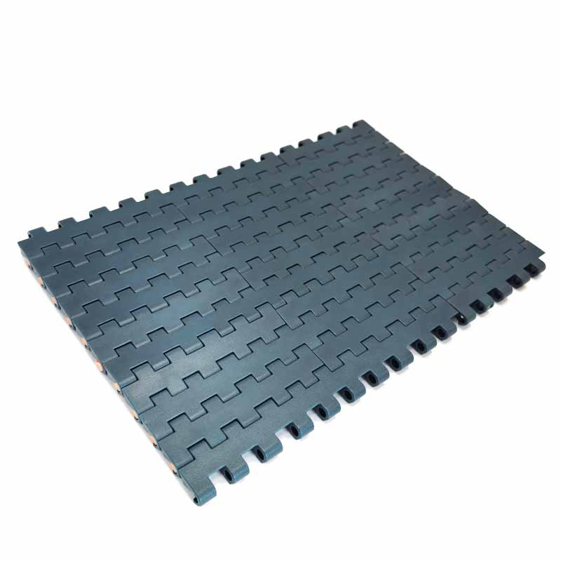 Durable Plastic Conveyor Chain for Food Beverage Carton Packaging Flush Grid Flat Top Spiral Perforated, Flexible High-Performance Conveyor Modular Belt