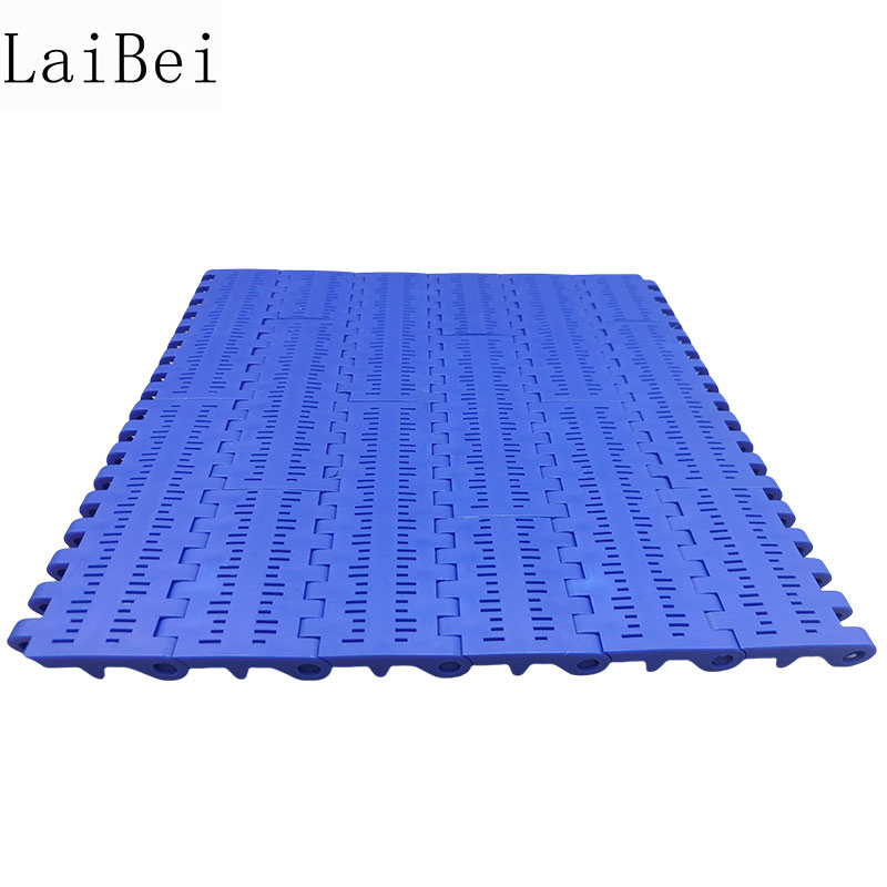 800 Series Mesh Belt Easy to Clean Mbp Mesh Link Pitch 50.8mm Modular Plastic Conveyor Belt