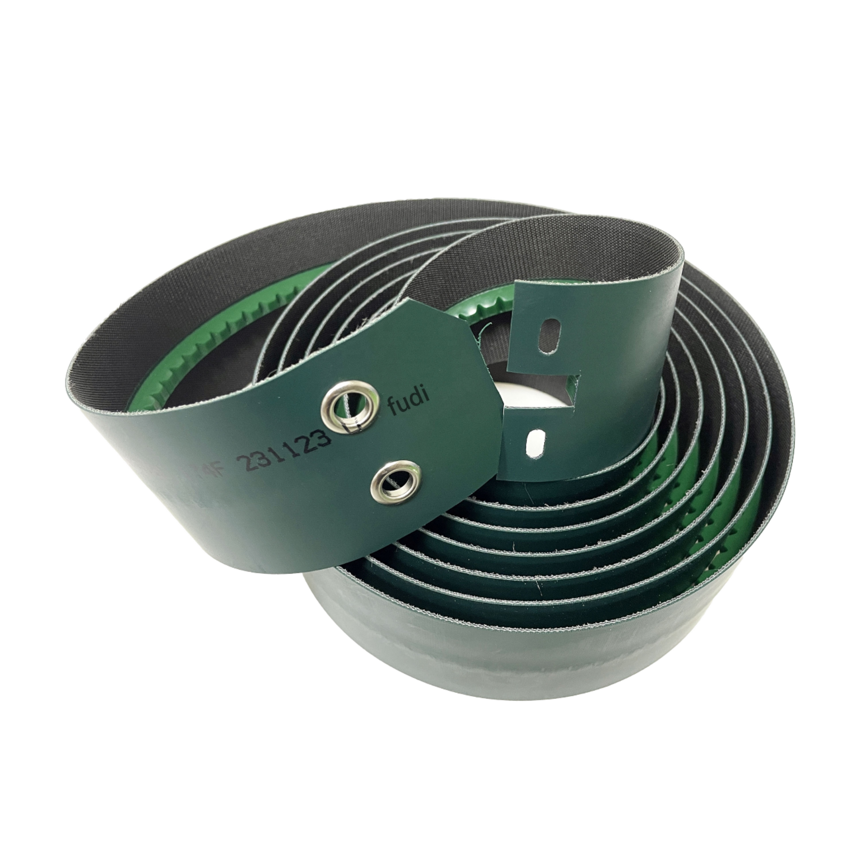 Polar 115 PU Flat Conveyor Feeder Belt 3430*60mm for Paper Cutter Machine Dust Prevention Conv OEM Customized Transmission Belts