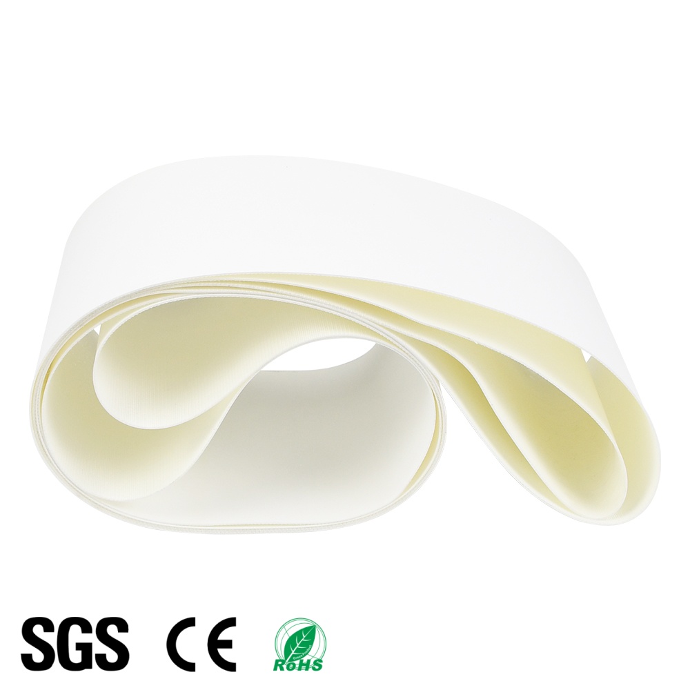 Sanitary Food Grade Endless White PU High Quality Conveyor Belt For Food Production Line