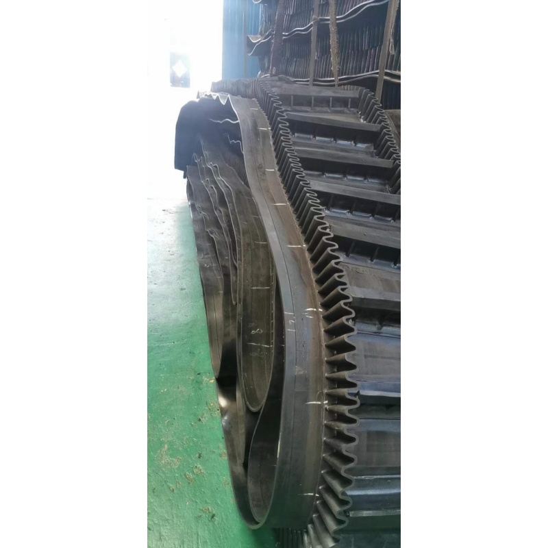 High-Stability Agriculture Duty Corrugated Sidewall Conveyor Rubber Belt Big Load Capacity Space-Saving Design