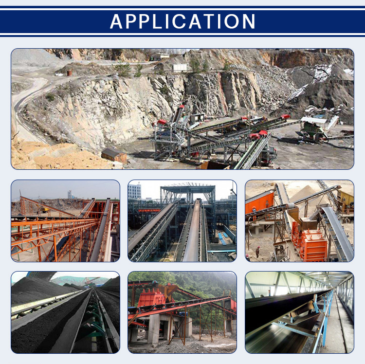 New Design Mine Rubber Belt Conveyor for Stone Crushing Line Factory Price