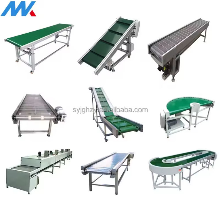Food Grade Made in China Wholesale Antiskid New Design Belt Conveyor Production Line Belt Conveyor