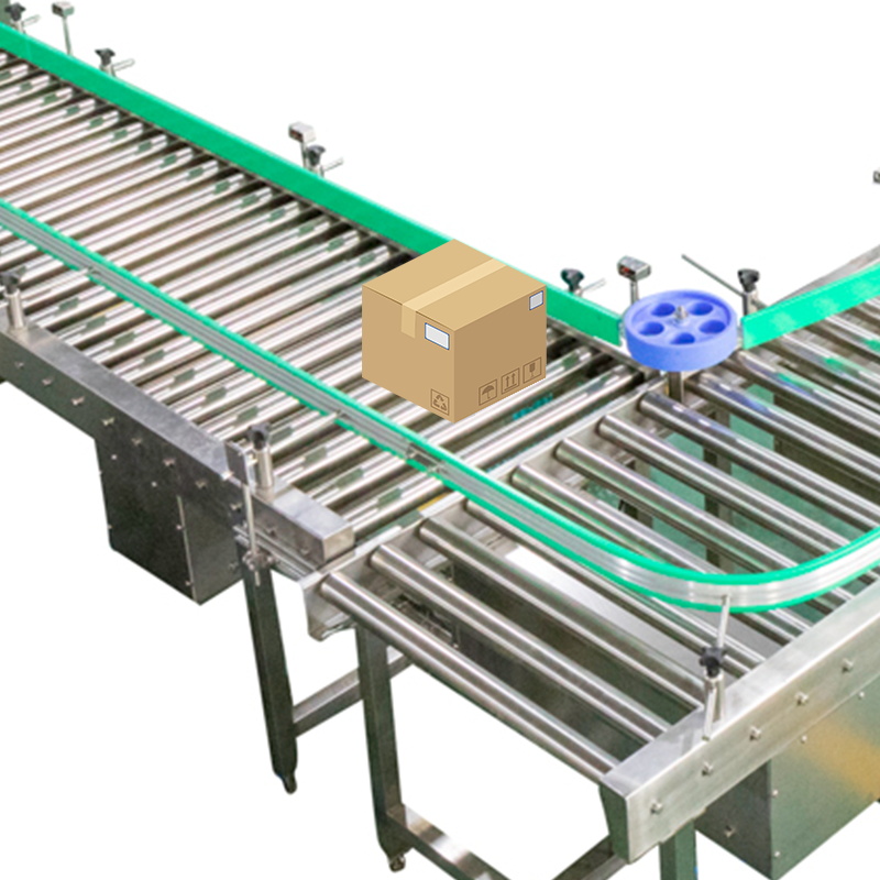 Motorized Roller Conveyor Project Sorter Modular Design Used For Express Logistics Warehouse
