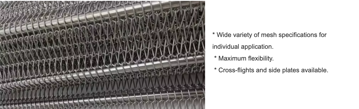 Spiral Mesh Belt Detail 2