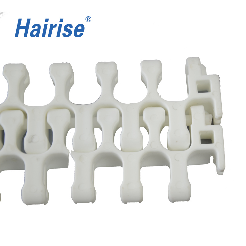 ISO Supplier of White Modular Conveyor Belt Curved Plastic Chain