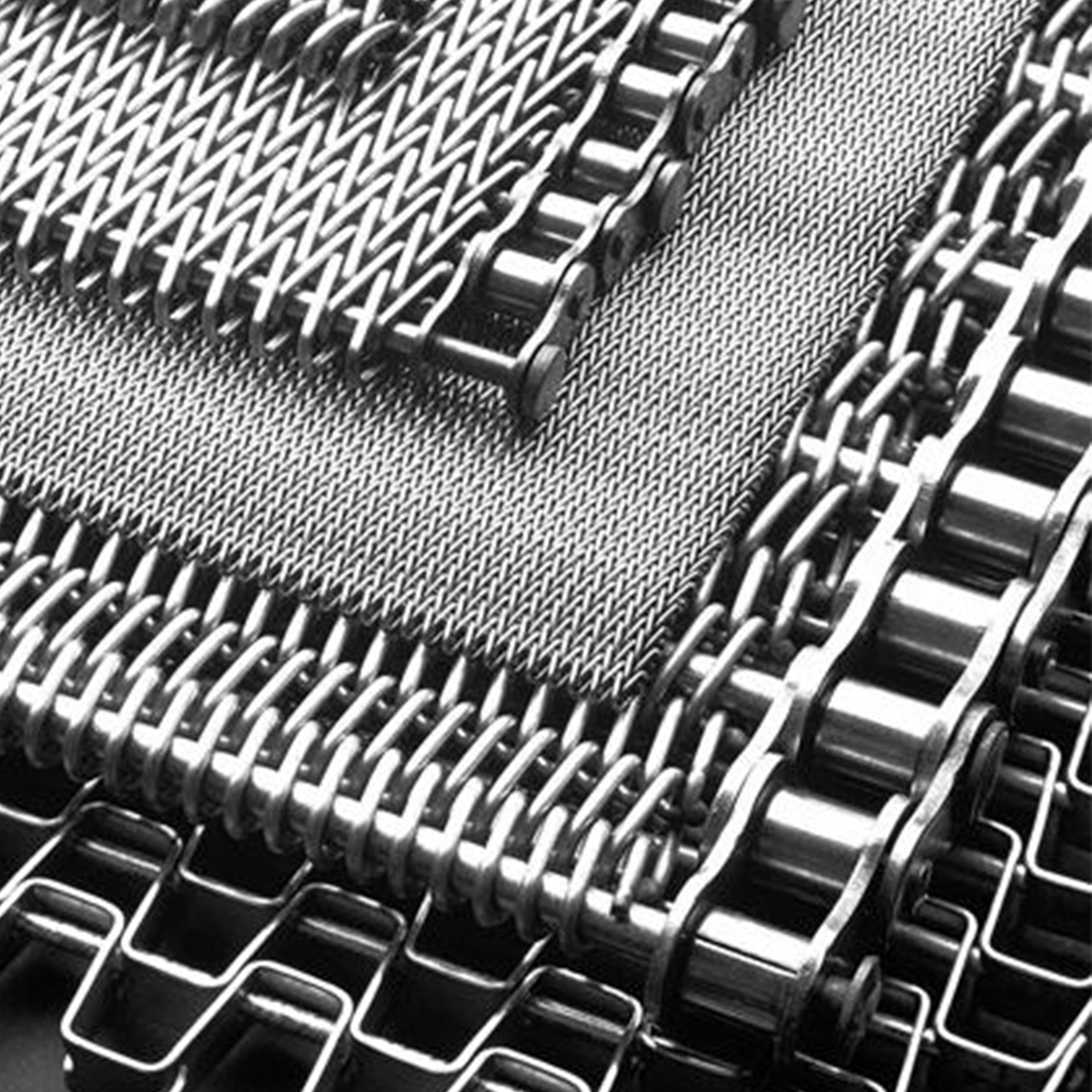Stainless Steel Metal Mesh Belt Conveyor Chain Conveyor Belt for Tunnel Furnace Biscuit Food Drying and Cooling Production Line