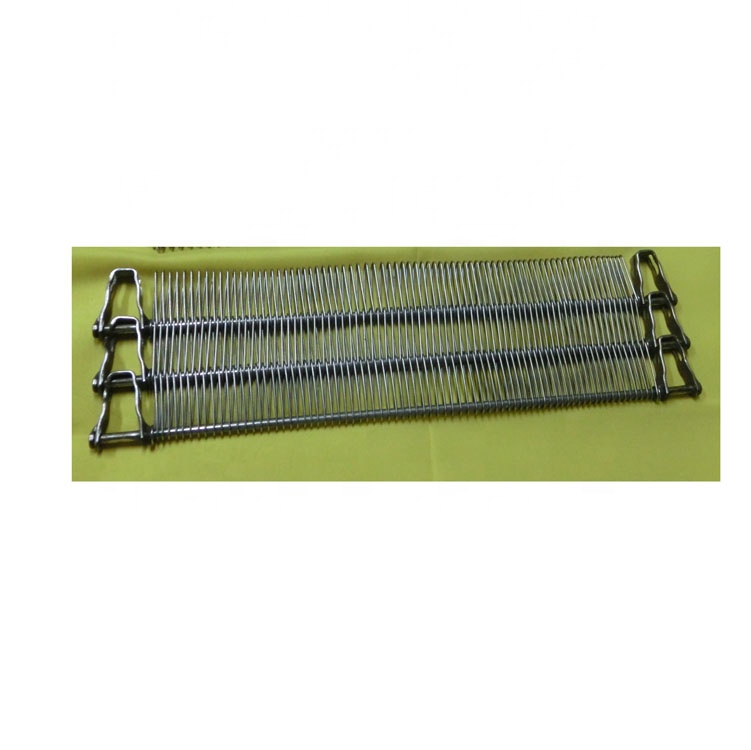 Food Grade Chain Link SS Spiral Wire Mesh Conveyor Belt for Oven Drying Freezer Sweet Potato Washing